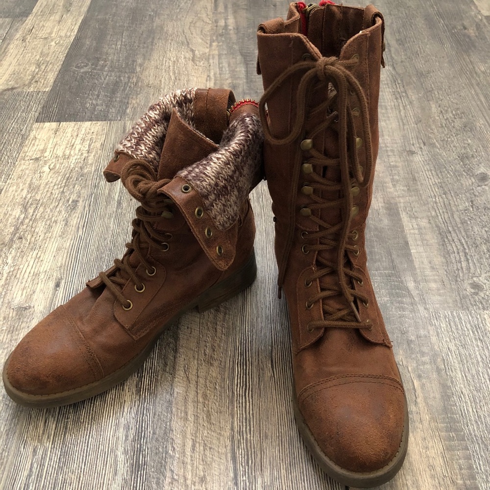 Women’s American Eagle Leather Lace-up Boots